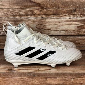Adidas Freak Ultra 20 Primeknit Boost White Black Football Cleats Men's Size 10